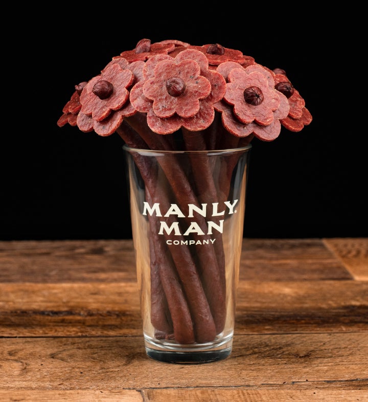 Beef Jerky Flower Bouquet